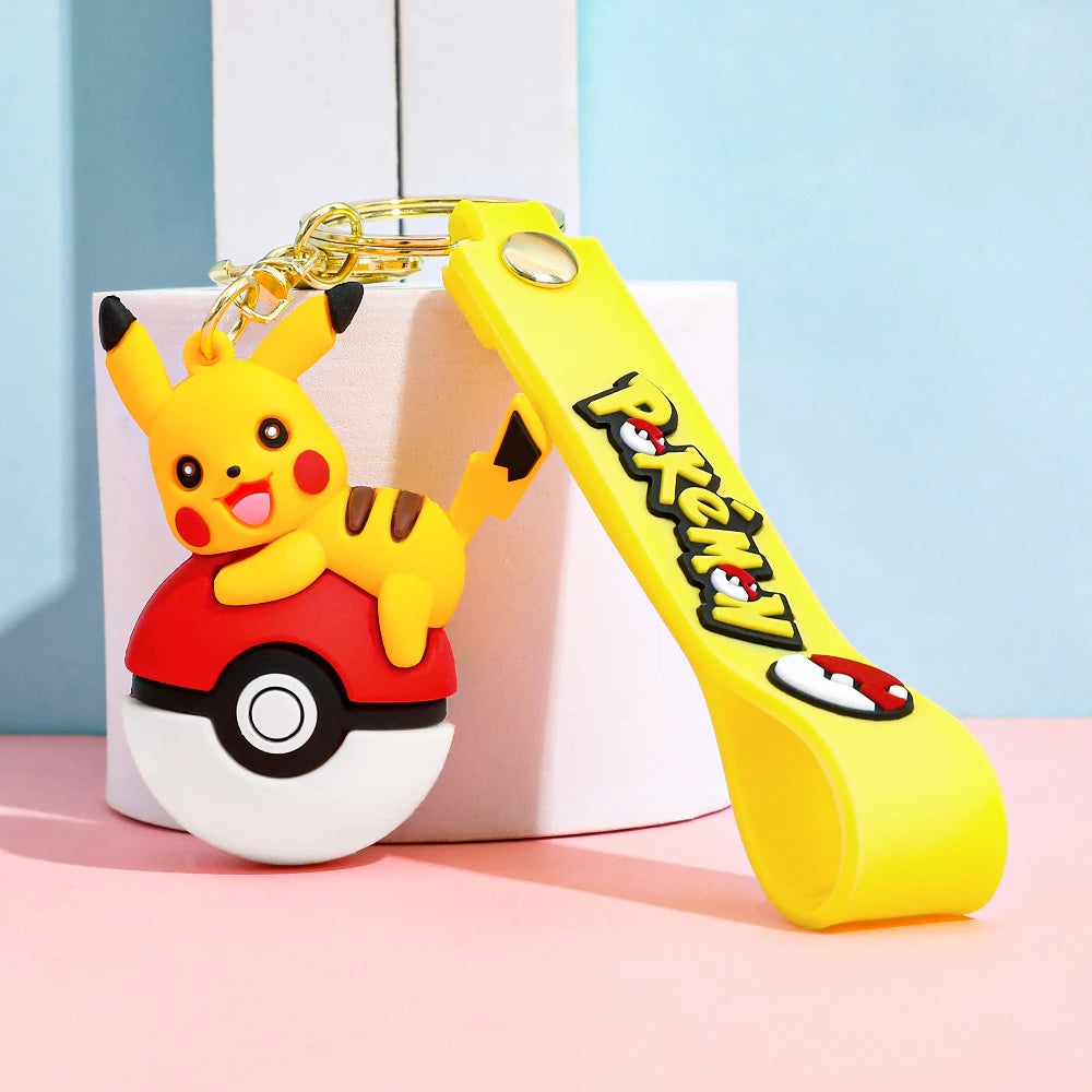 Cute Pokémon Poké Ball Keychain