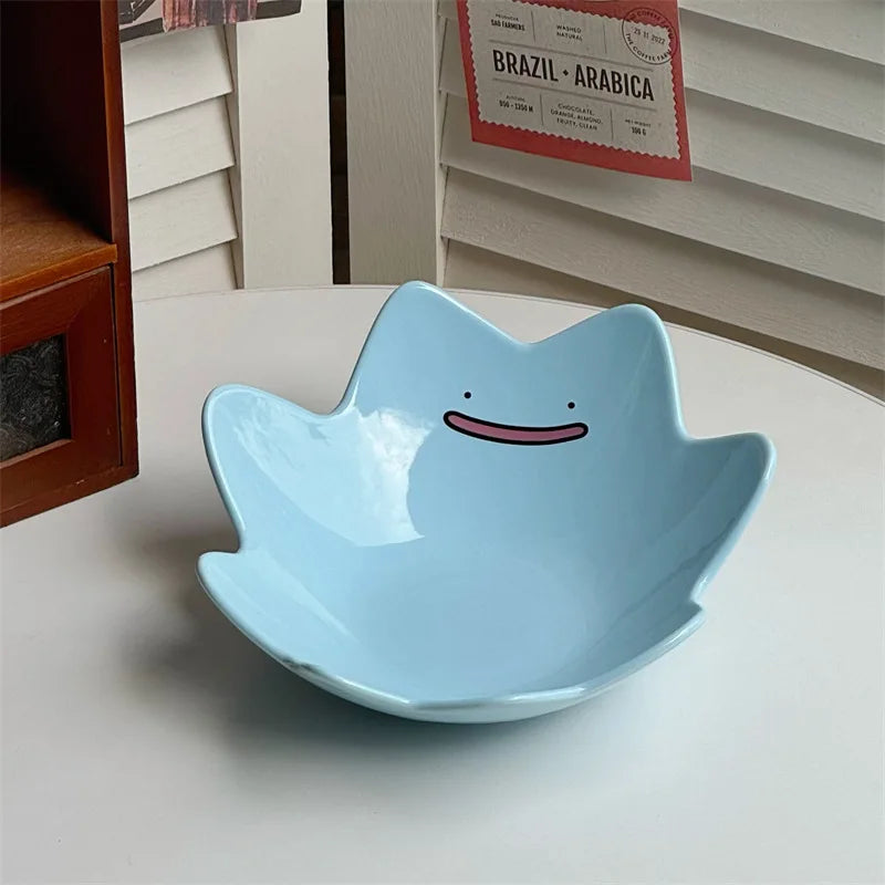 Cute Ditto Pokémon Ceramic Fruit Bowl