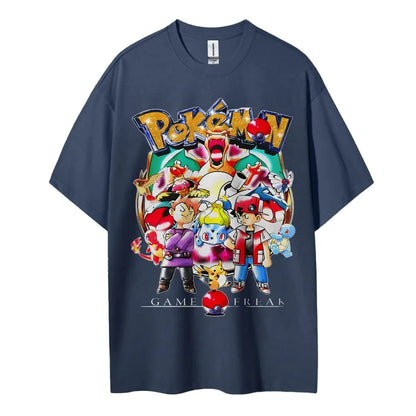 Pokémon Y2K Casual Graphic T-Shirt
