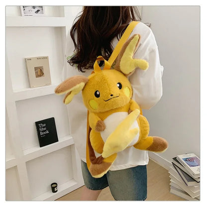 Pikachu Eevee Plush Crossbody Bag