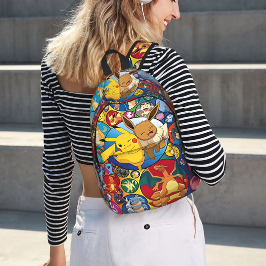 Pokémon Pikachu Eevee Print Backpack