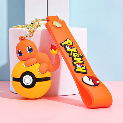 Cute Pokémon Poké Ball Keychain