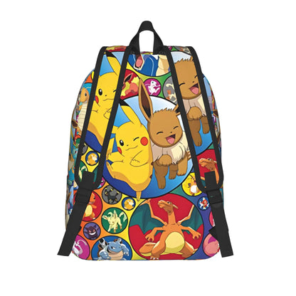Pokémon Pikachu Eevee Print Backpack