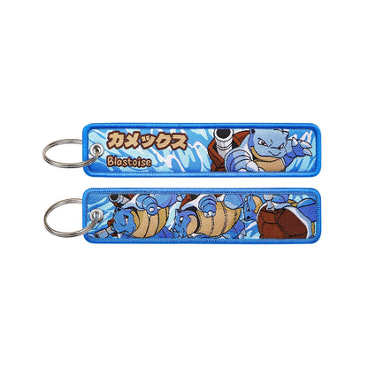 Anime Monster Embroidered Keychain