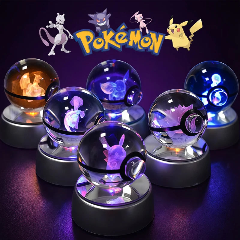 Pokémon 3D Crystal Ball Night Light
