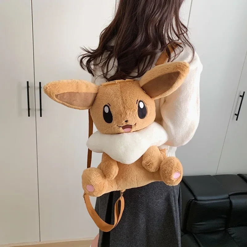 Pikachu Eevee Plush Crossbody Bag