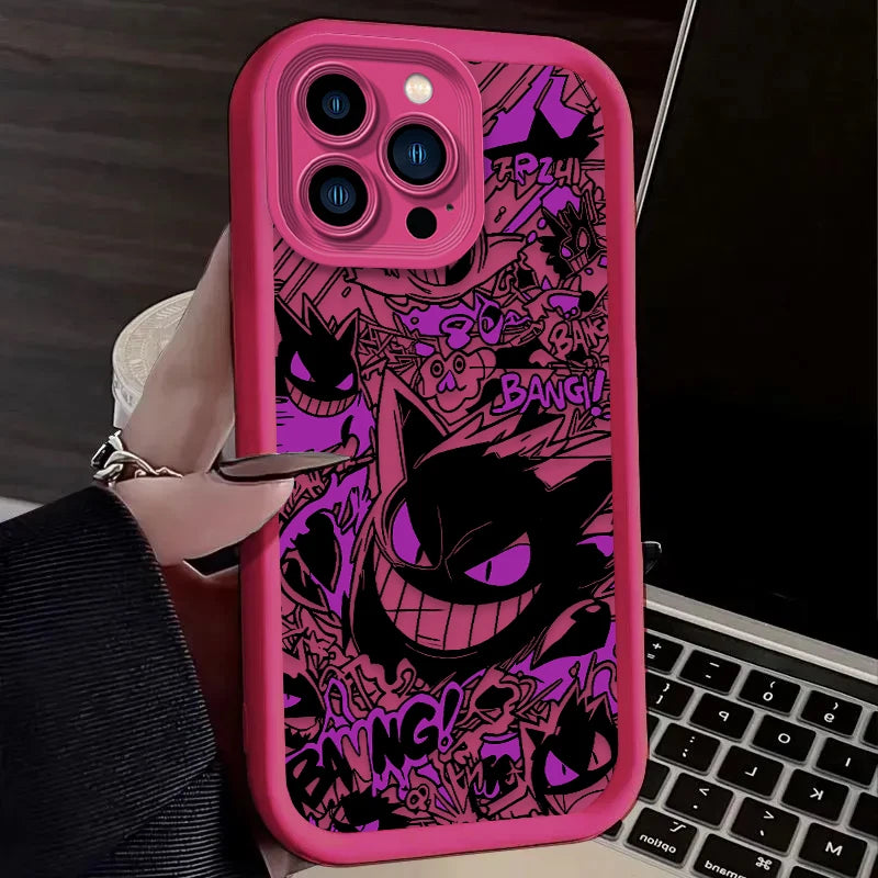 Gengar Graffiti iPhone Silicone Case