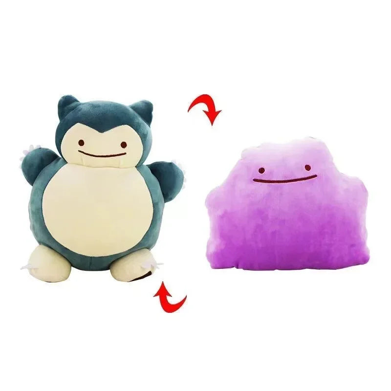 Pokémon Reversible Ditto Snorlax Plush Pillow