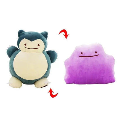 Pokémon Reversible Ditto Snorlax Plush Pillow