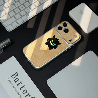 Gengar Laser Leather iPhone Case