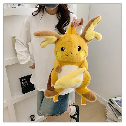 Pikachu Eevee Plush Crossbody Bag