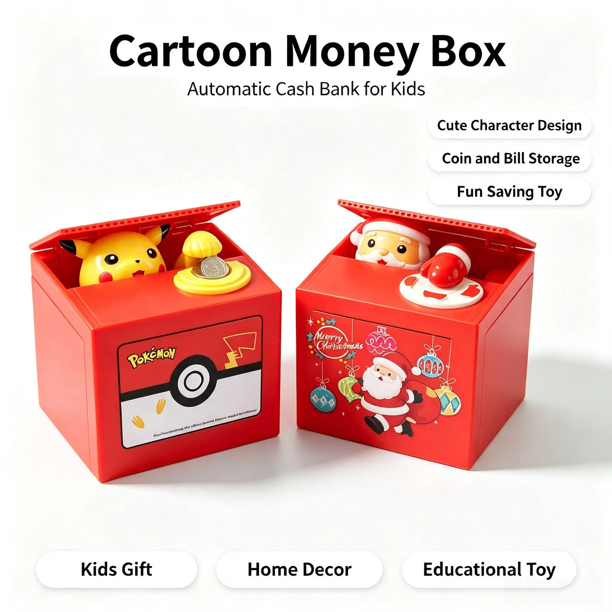 Cute Anime Electronic Coin Bank