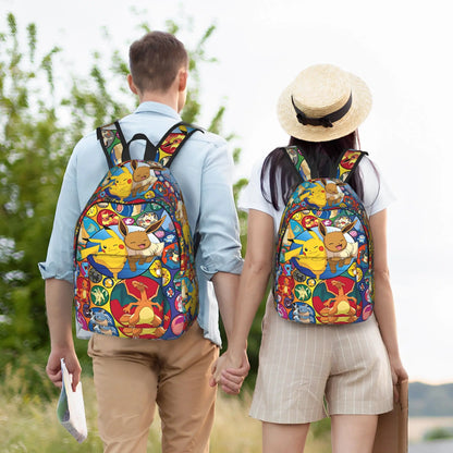 Pokémon Pikachu Eevee Print Backpack