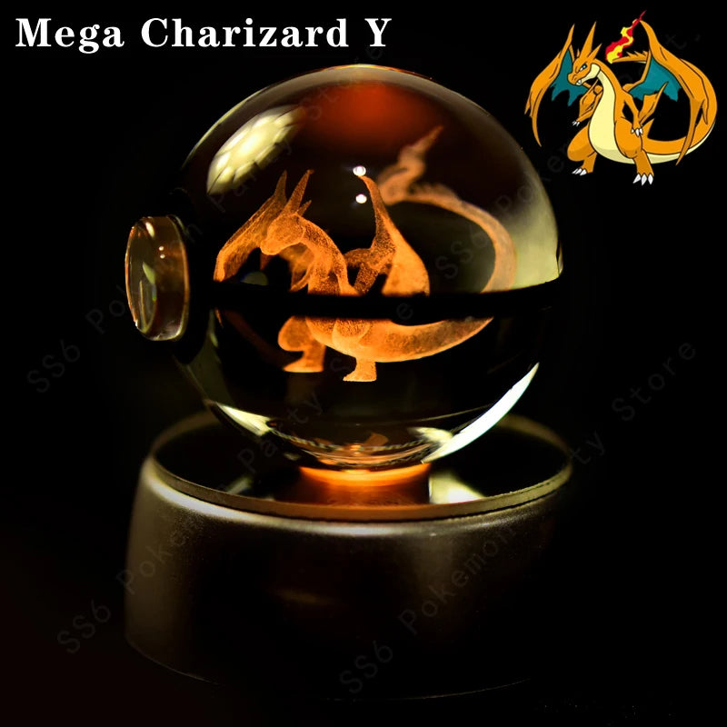 Pokémon 3D Crystal Ball Night Light