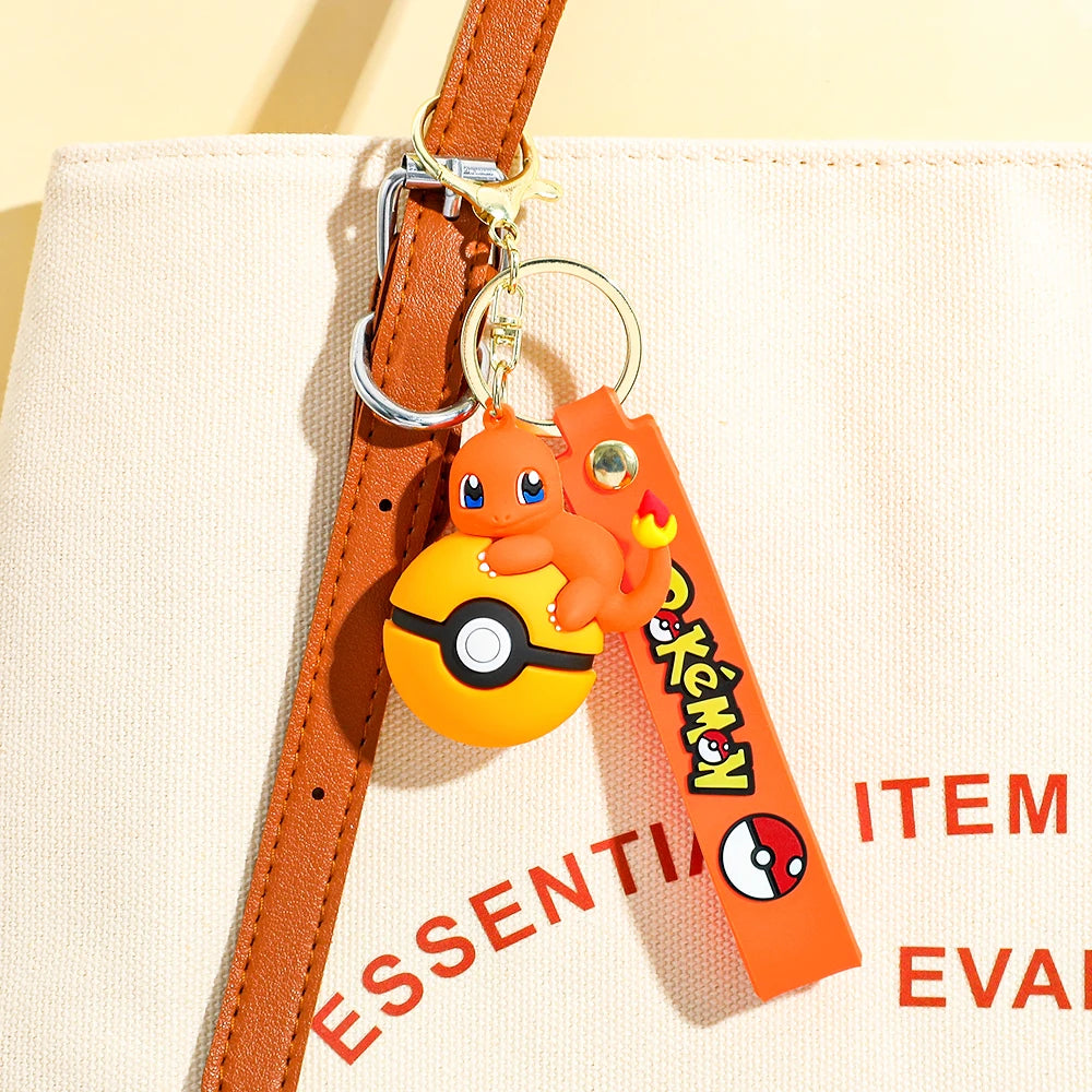Cute Pokémon Poké Ball Keychain