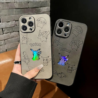 Cute Pokémon Embossed iPhone Case
