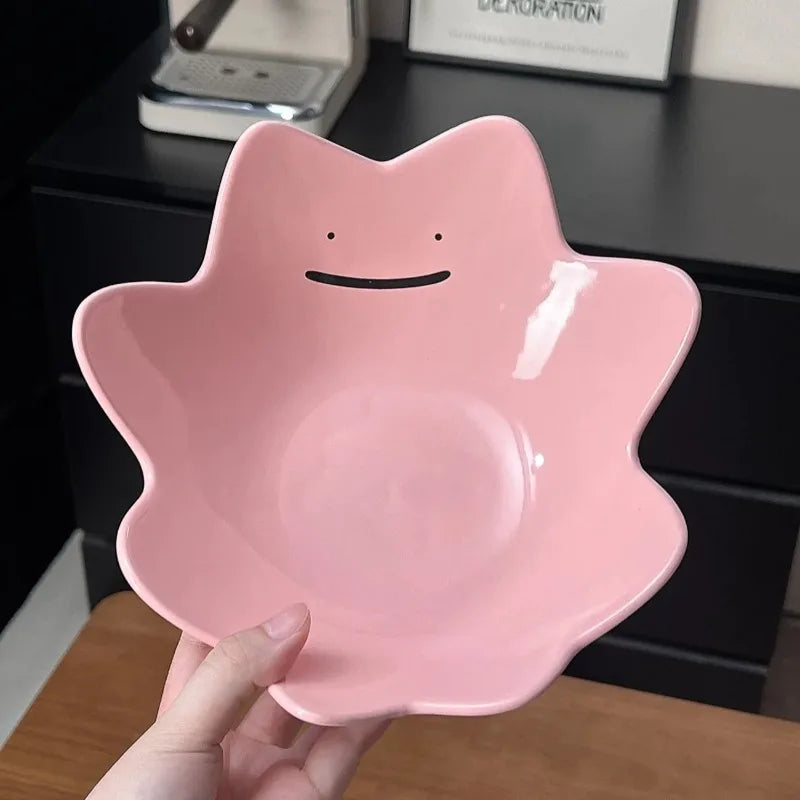 Cute Ditto Pokémon Ceramic Fruit Bowl