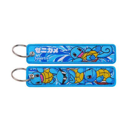 Anime Monster Embroidered Keychain