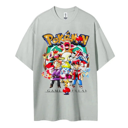 Pokémon Y2K Casual Graphic T-Shirt