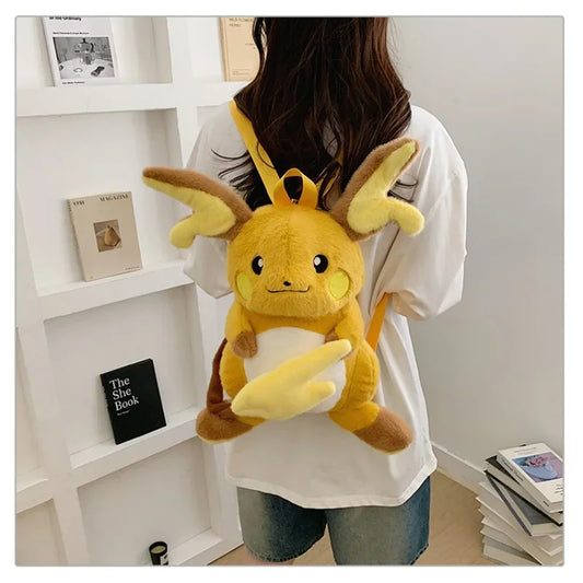 Pikachu Eevee Plush Crossbody Bag