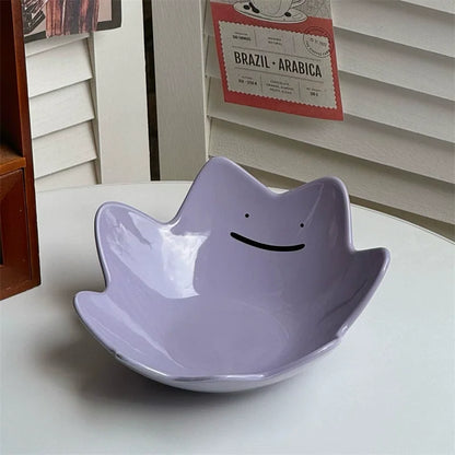 Cute Ditto Pokémon Ceramic Fruit Bowl
