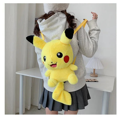 Pikachu Eevee Plush Crossbody Bag