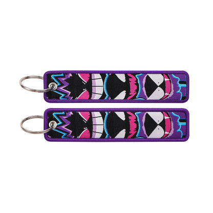 Anime Monster Embroidered Keychain