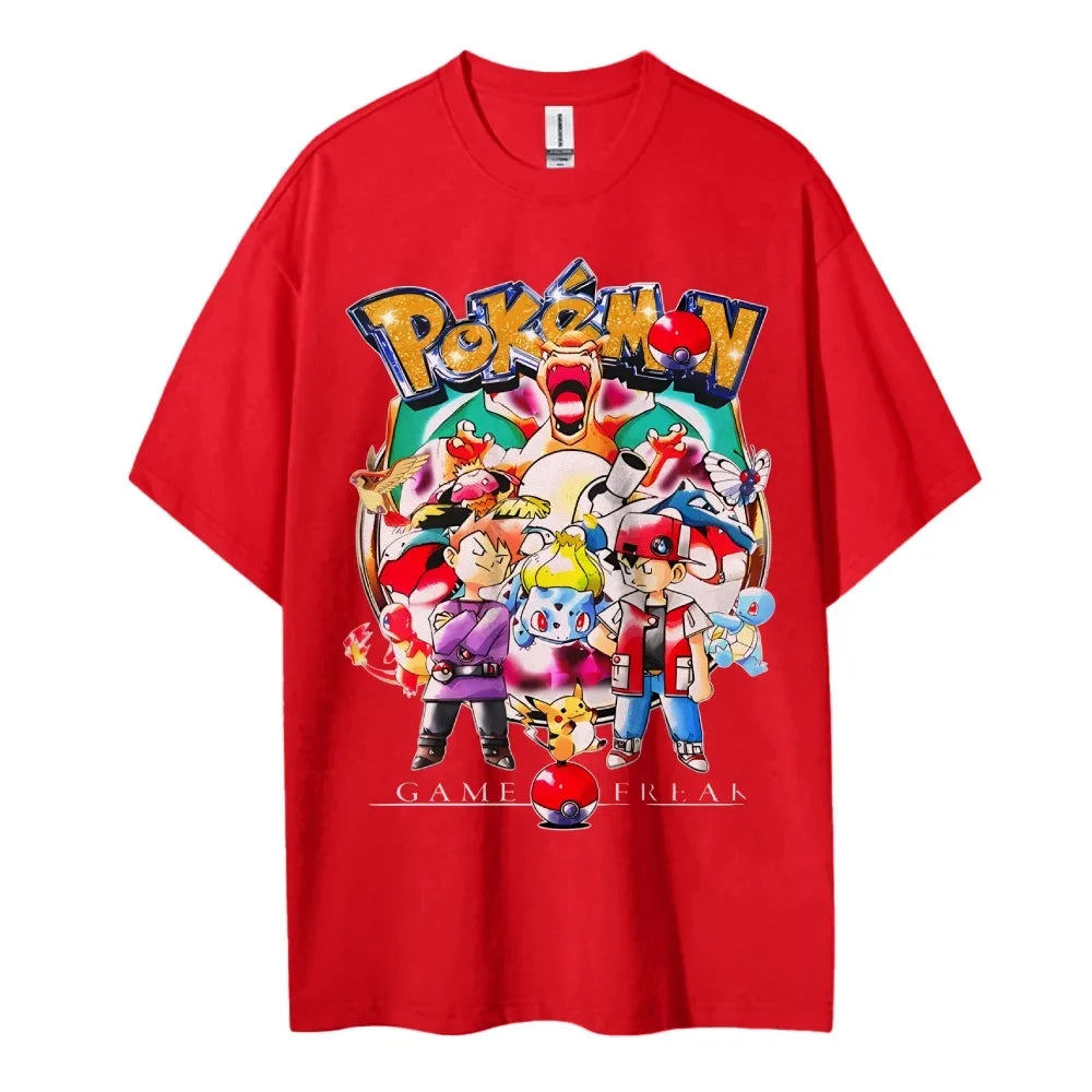 Pokémon Y2K Casual Graphic T-Shirt