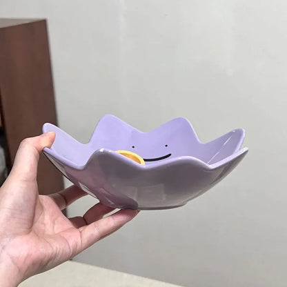 Cute Ditto Pokémon Ceramic Fruit Bowl